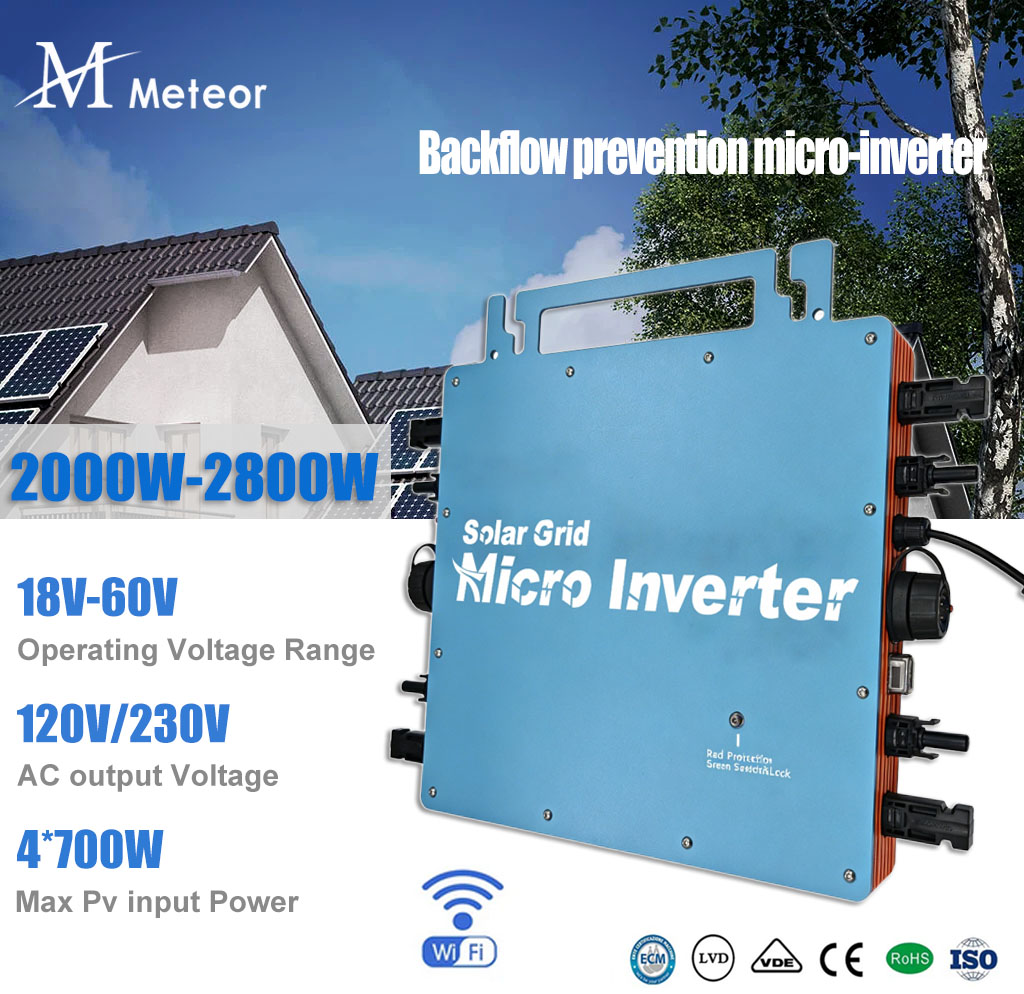 Grid Tie Micro Inverter - 2800W 2400W 2000W Geri Akış Önleyici