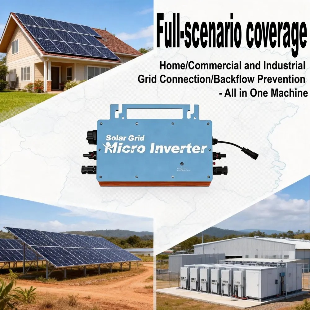 800W-1200W Şebeke Bağlantılı M - Grid Tie Micro Inverter incelemesi ve fiyatı