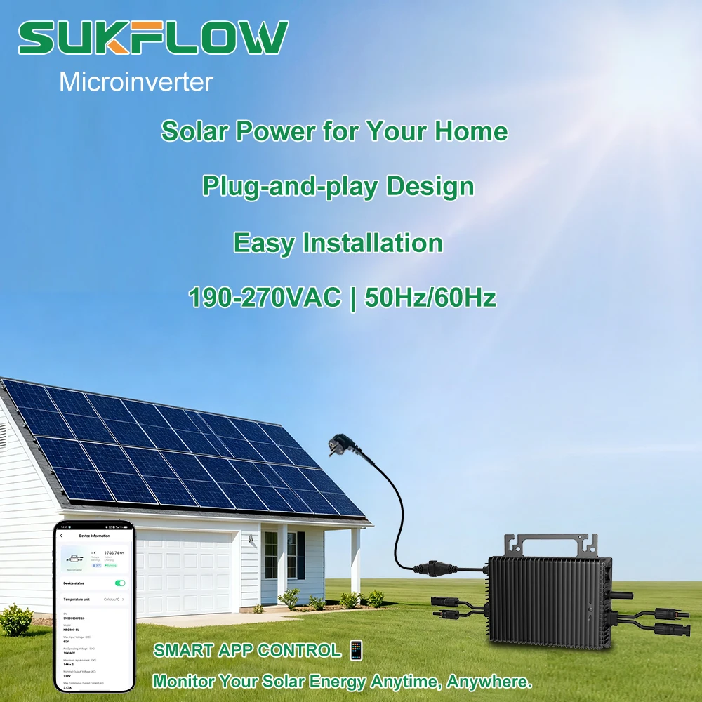 SUKFLOW Zero Expert 1200W Şebe - Grid Tie Micro Inverter incelemesi ve fiyatı
