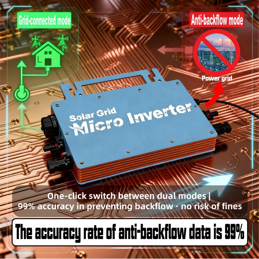 Mikro İnvertör 1200W Şebeke Ba - Grid Tie Micro Inverter incelemesi ve fiyatı